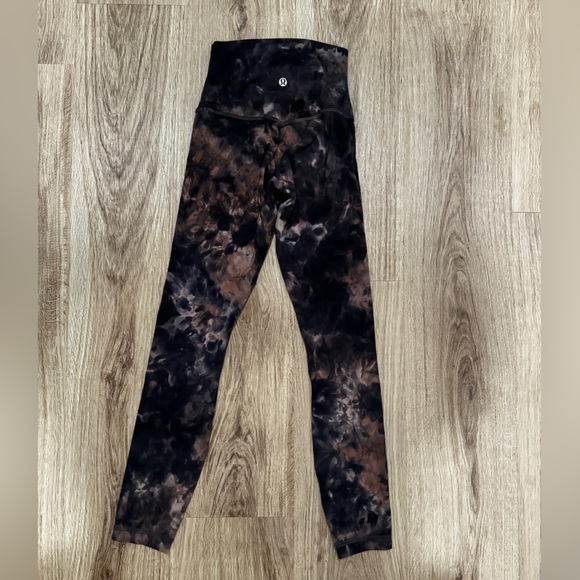 lululemon Align 25" - Diamond Dye Graphite Grey Pink Pastel. Size 0 - Picture 3 of 3